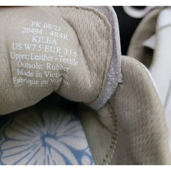 OluKai Kīlea Women’s Classic Court White Leather Sneakers Sz 7.5 - Picture 9 of 9